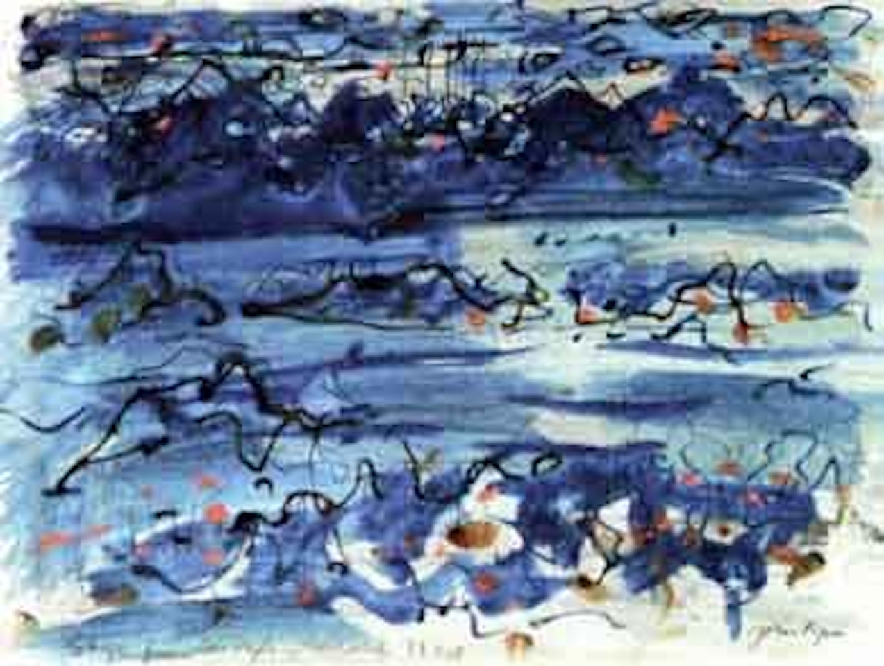 Skye from the Kyle of Lochash by John Piper