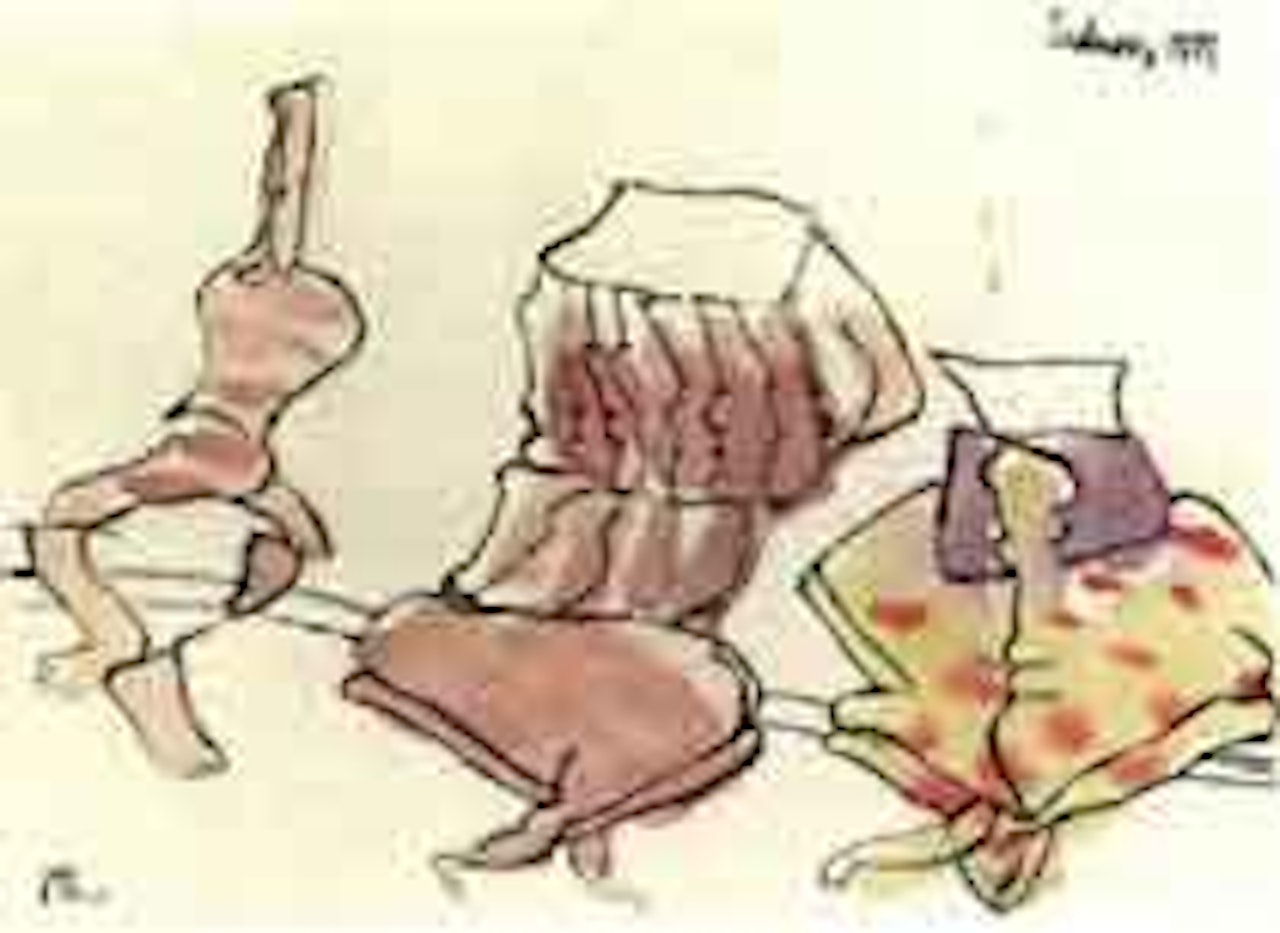 Subway by Maria Lassnig