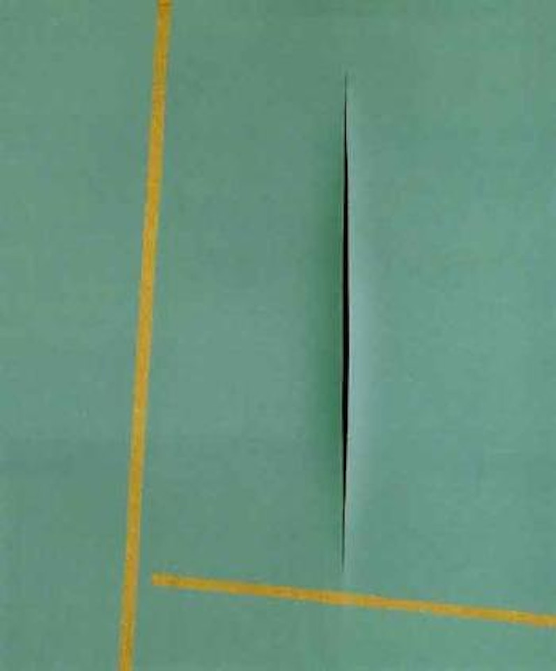 Concetto spaziale, Attesa by Lucio Fontana