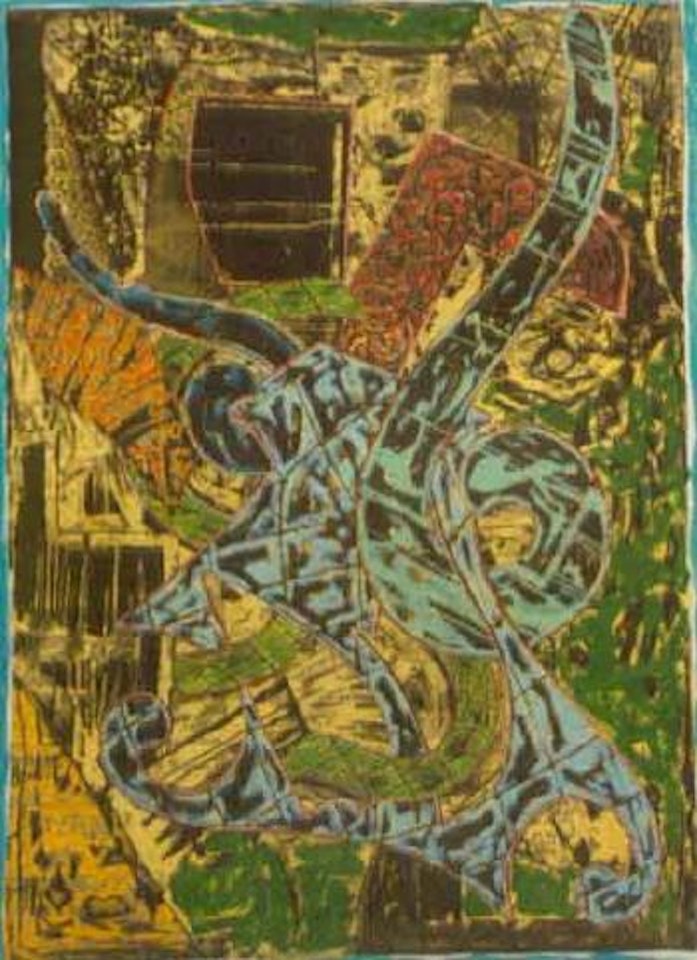 Yellow Journal, State I (A. 162A)  by Frank Stella