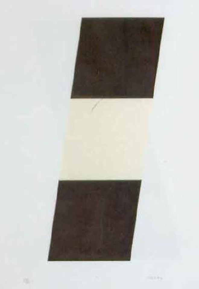 Black/white/black by Ellsworth Kelly