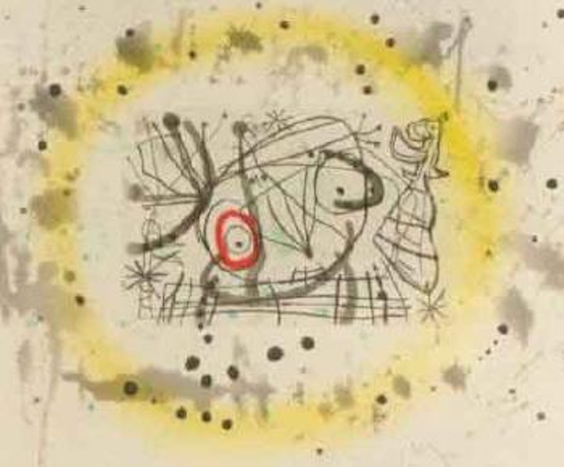 Fissures, plate 5 by Joan Miró