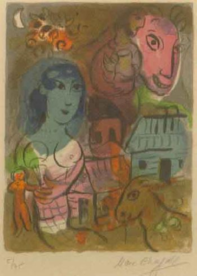 XX Siecle homage to Marc Chagall by Marc Chagall