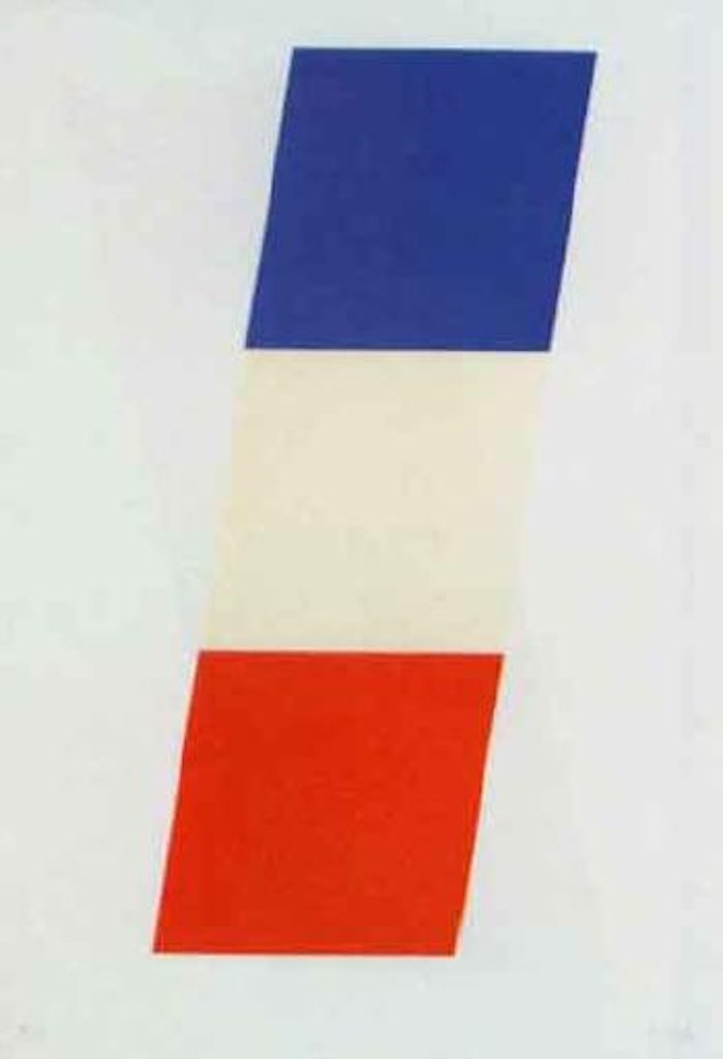 Blue/white/red by Ellsworth Kelly