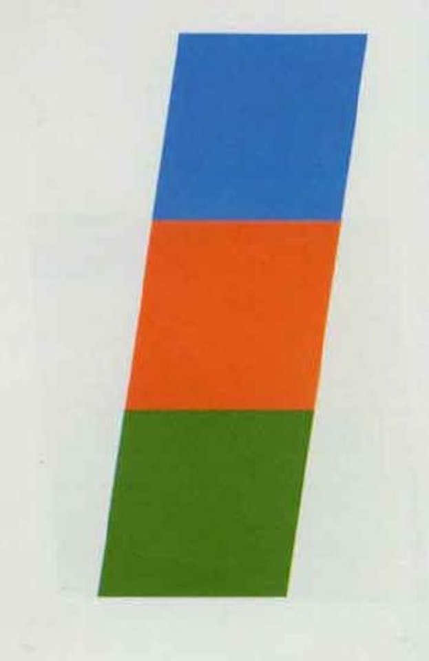 Blue/red-orang/green by Ellsworth Kelly