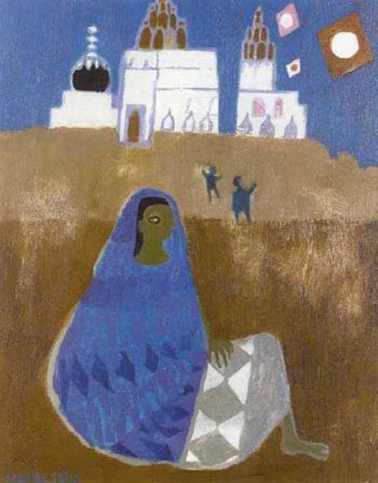 Indian woman by Mary Fedden