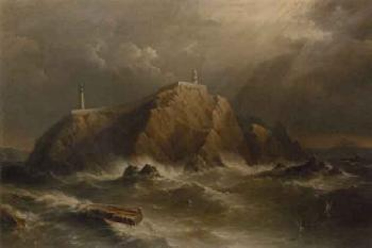 Eagle Island off Erris Head, west coast of Ireland by Richard Brydges Beechey