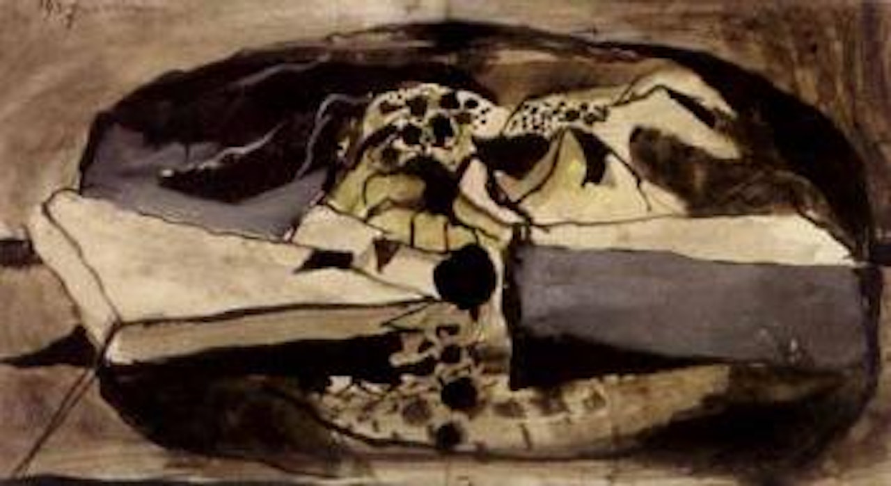 Rock beside Pembrokeshire outcrop by Graham Sutherland