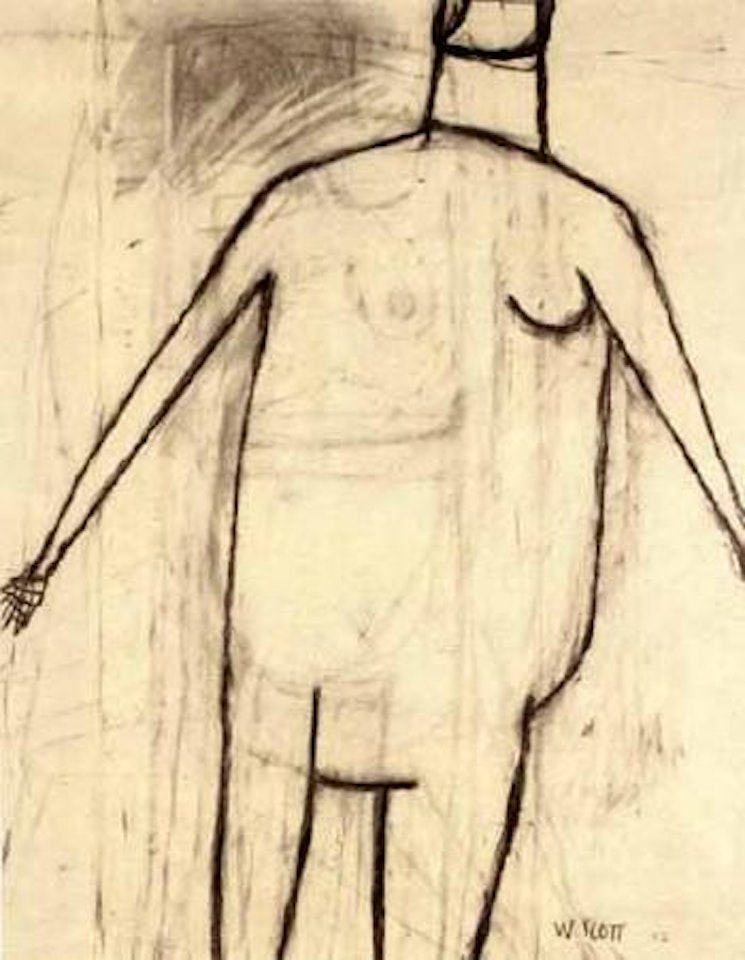 Standing nude by William Scott