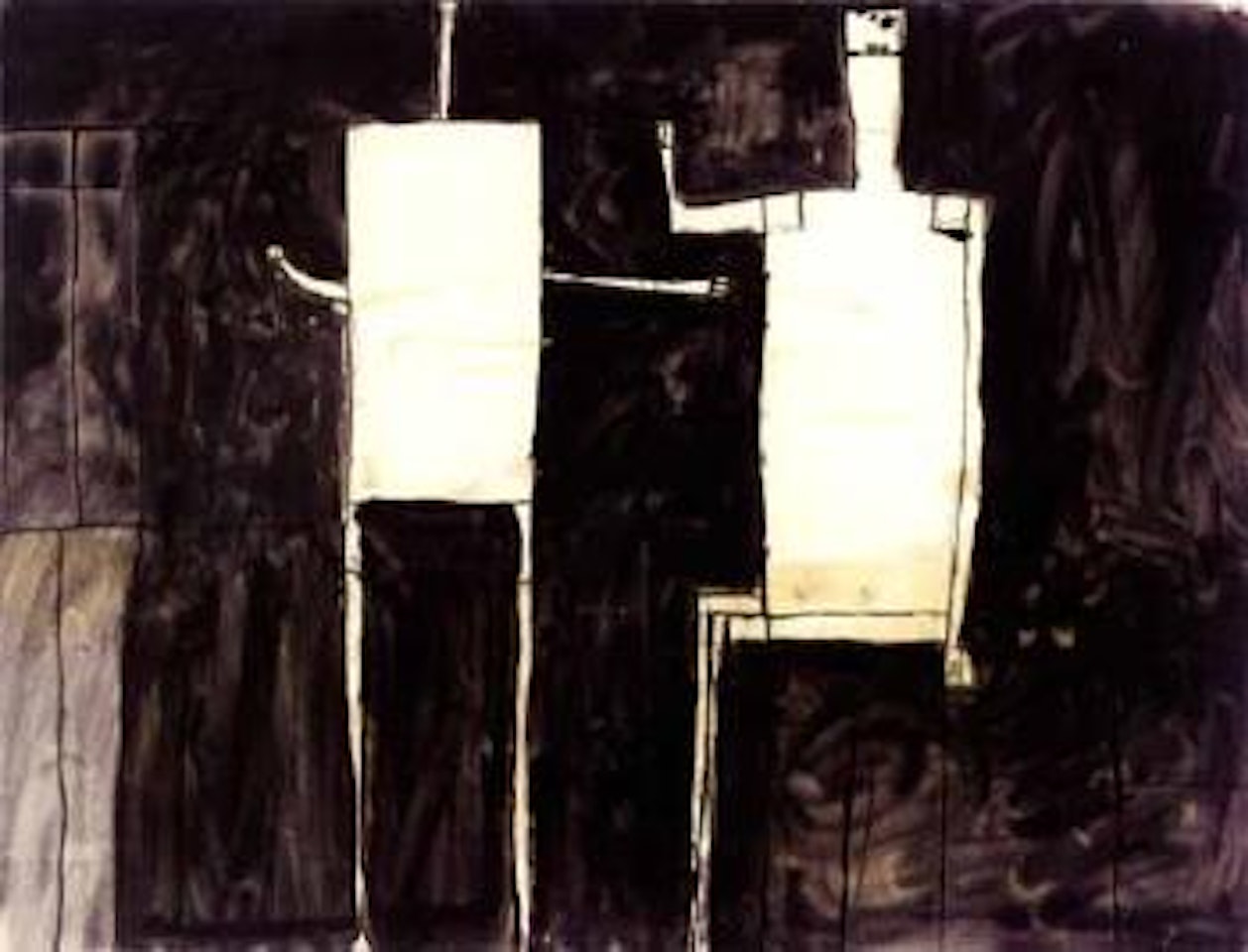 Two figures by William Scott