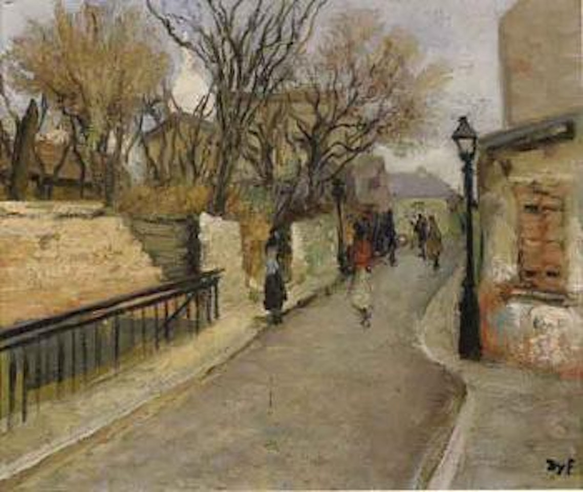 Rue animee by Marcel Dyf