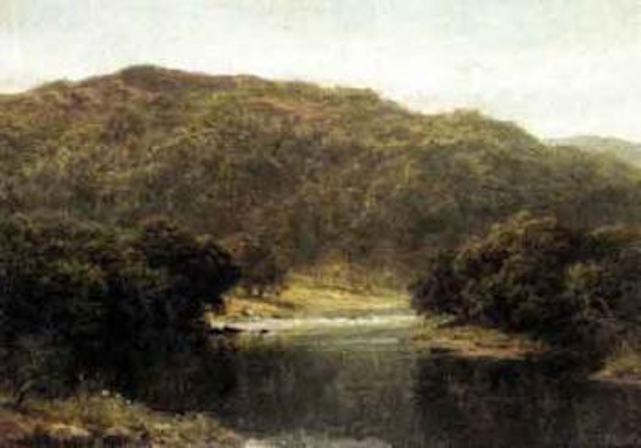 Welsh river by Benjamin Williams Leader