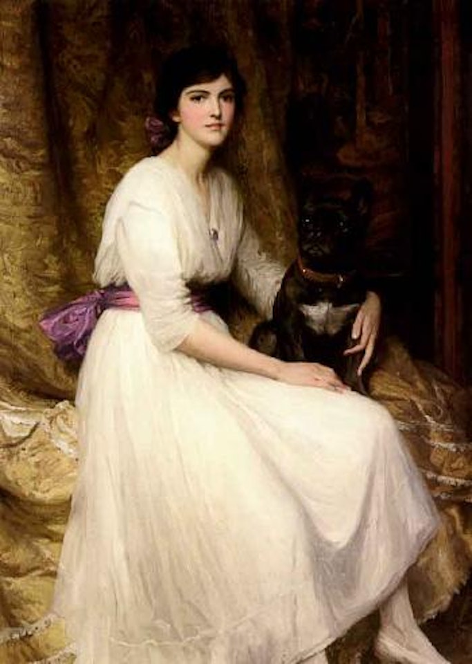 Portrait of the artist's niece, Dorothy by Frank Dicksee