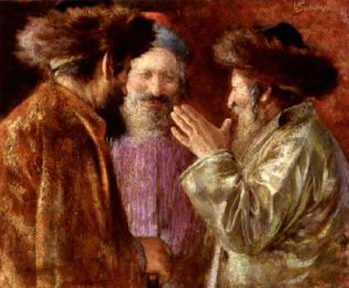 Three Rabbis of Jerusalem by Isaac Snowman