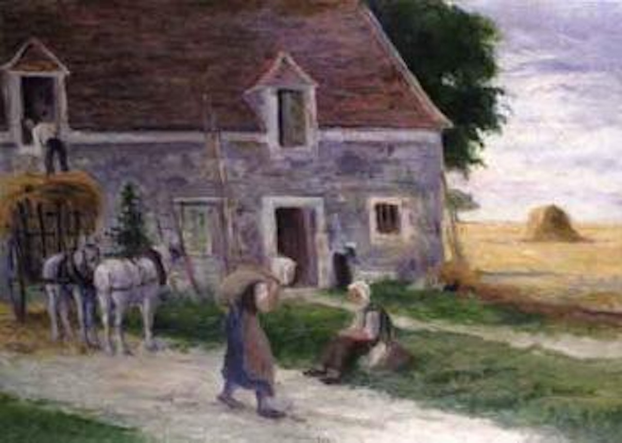 La rentree des foins by Maximilien Luce