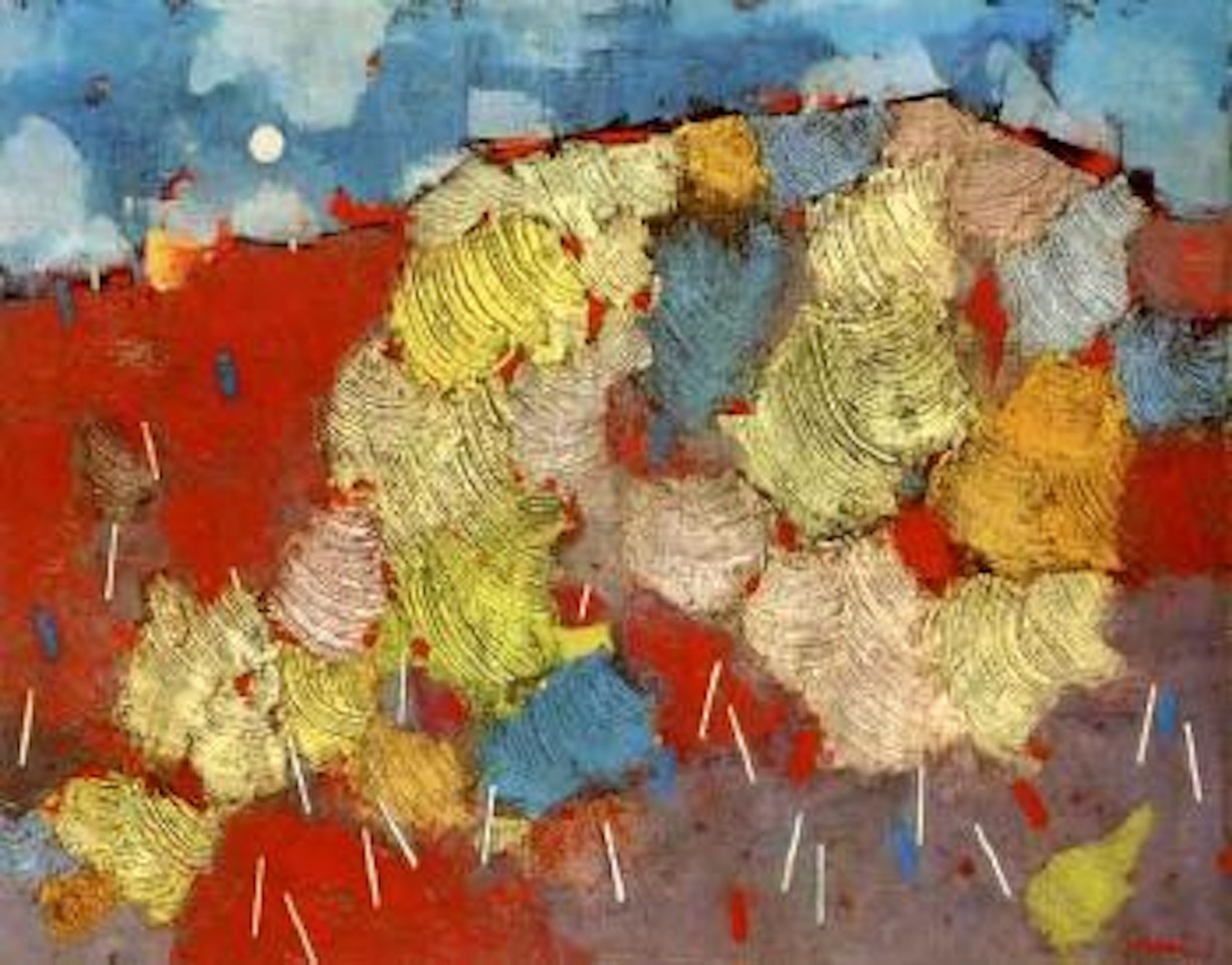 Red hill by Mordecai Ardon