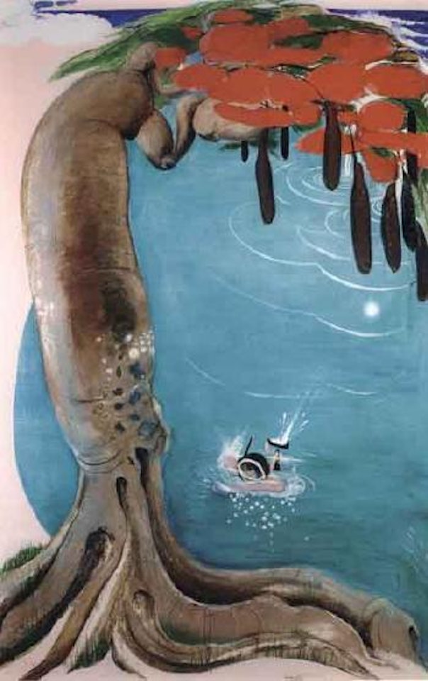 Flame tree, Port Vila by Brett Whiteley
