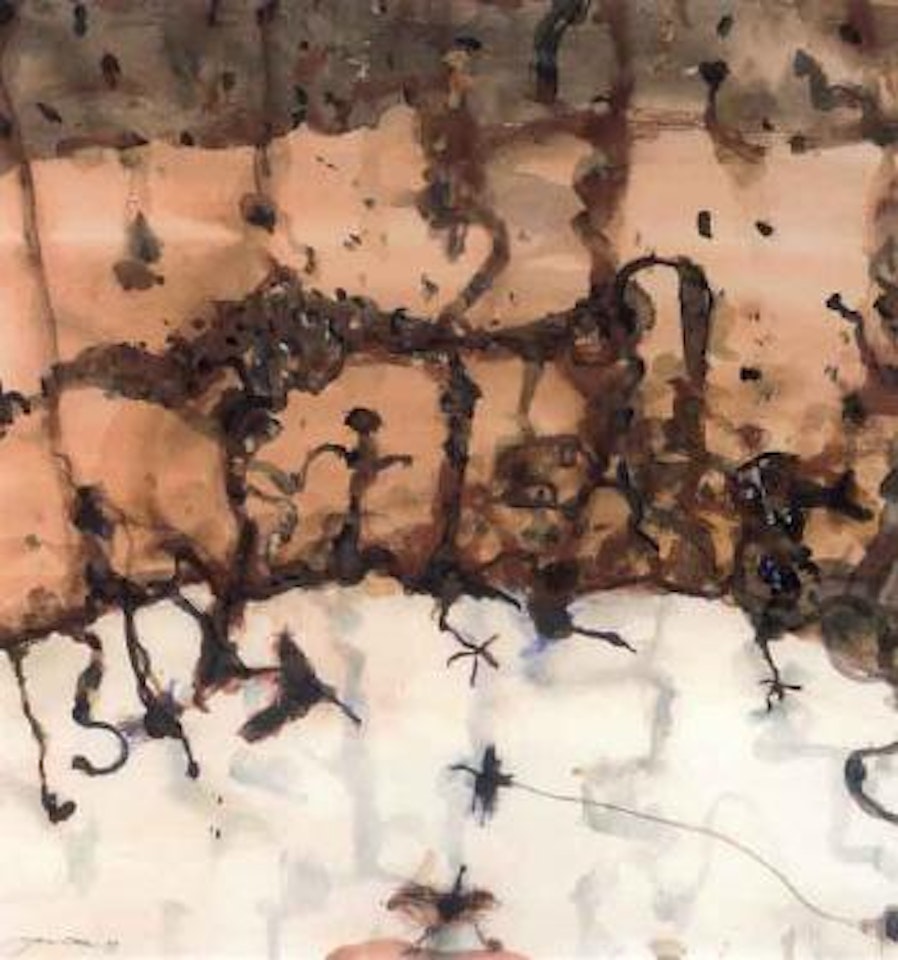 Edge of the lake by John Olsen