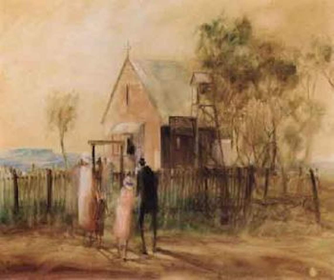 Church on the rise by Hugh Sawrey
