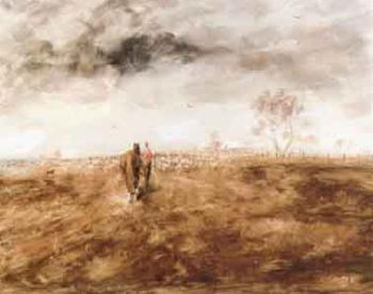 Nearing the Shed, Charlotte Plains, West Queensland by Hugh Sawrey