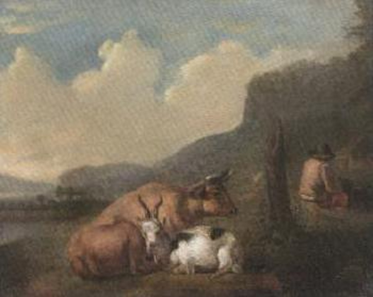 Pastoral scene by Nicolaes Pietersz Berchem