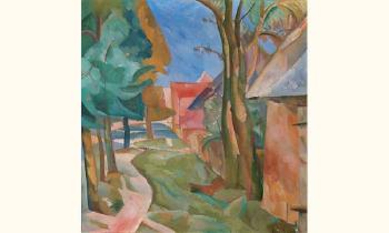 Rue de village by Boris Grigoriev