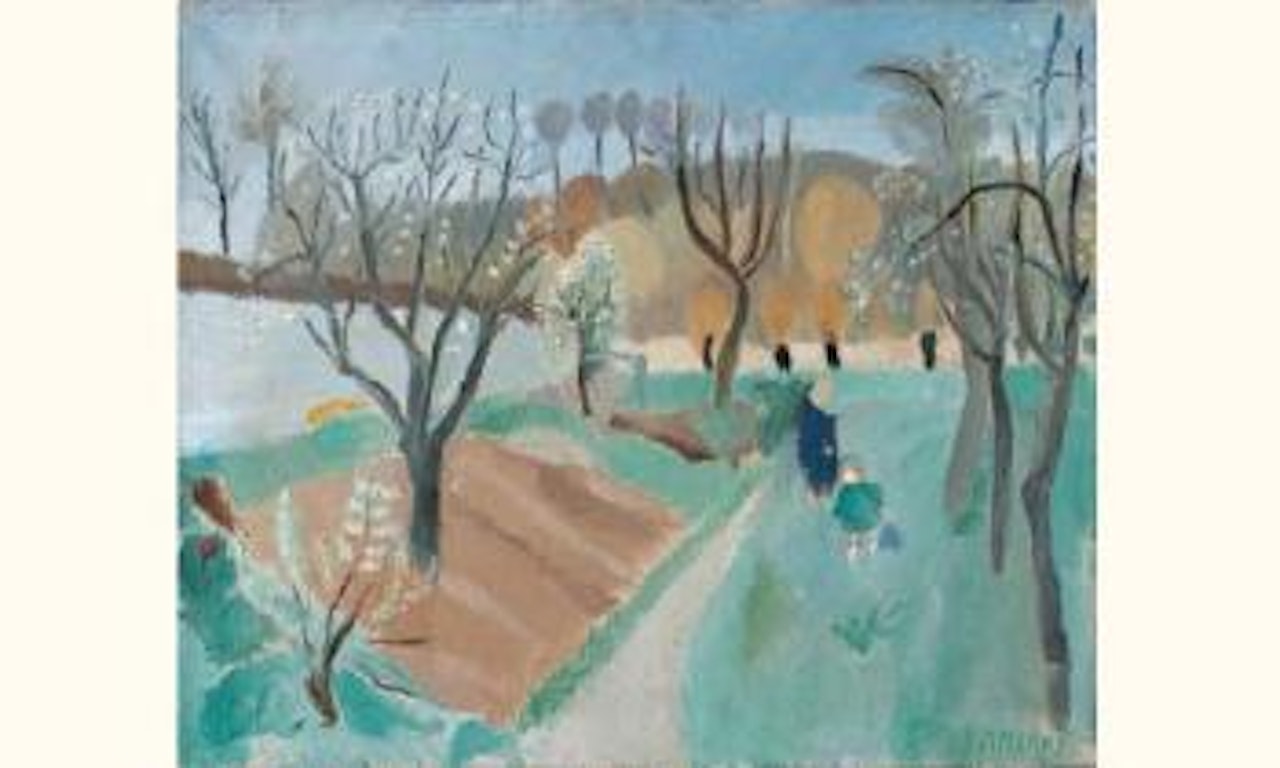 Personnages dans un jardin, Amblincourt by André Lanskoy