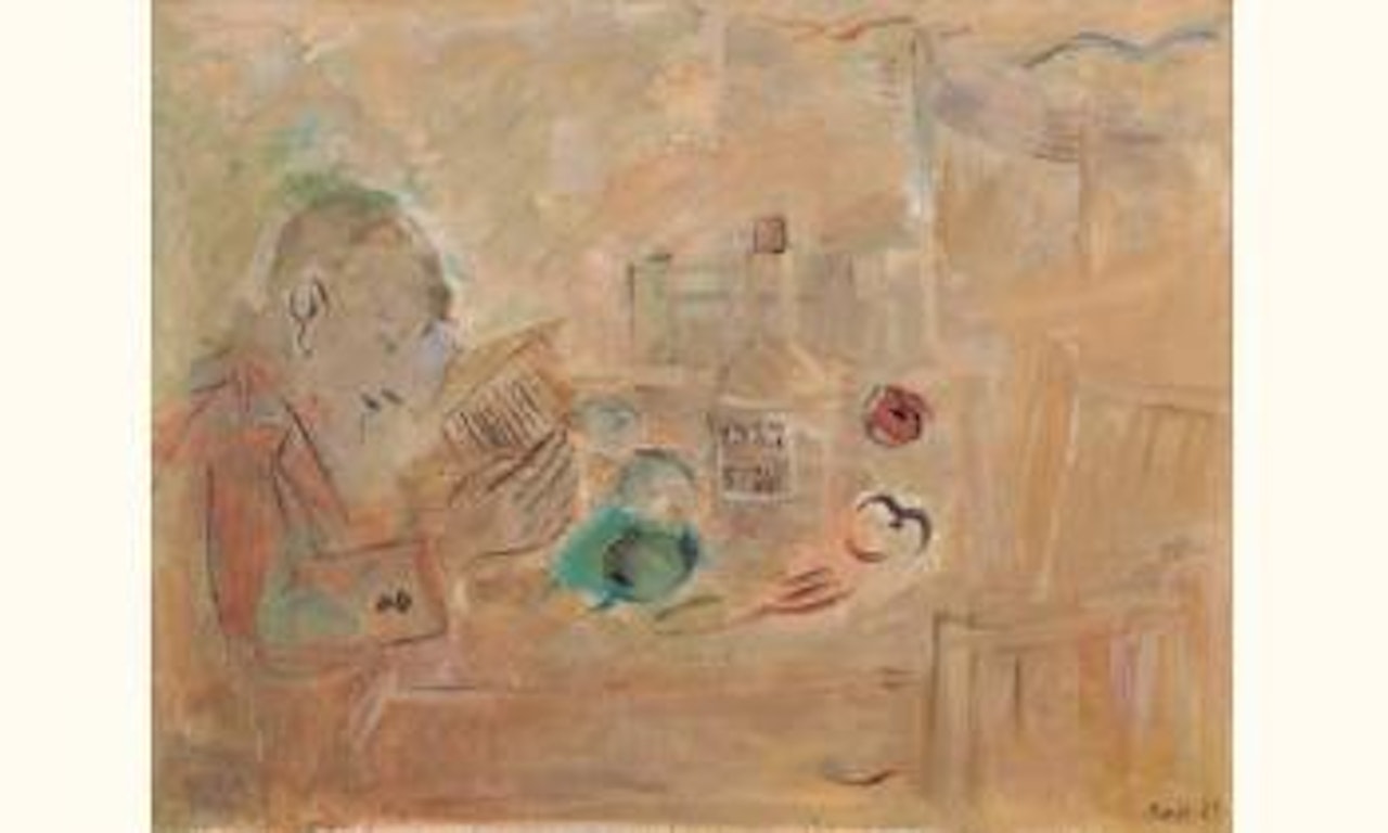 L'homme au livre by Francisco Bores