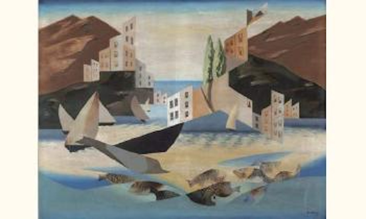 Depart pour la peche by Leopold Survage