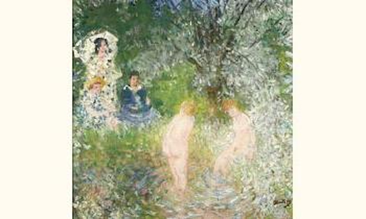 Le bain by Pierre Eugène Montezin