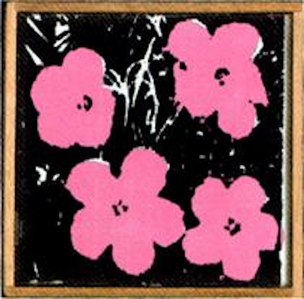 Andy Warhol, four flowers 1964 by Richard Pettibone