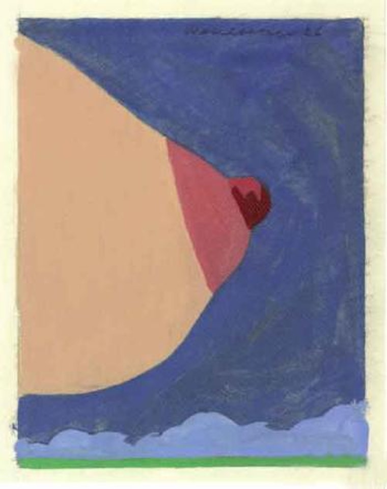 Study for seascape with breast by Tom Wesselmann