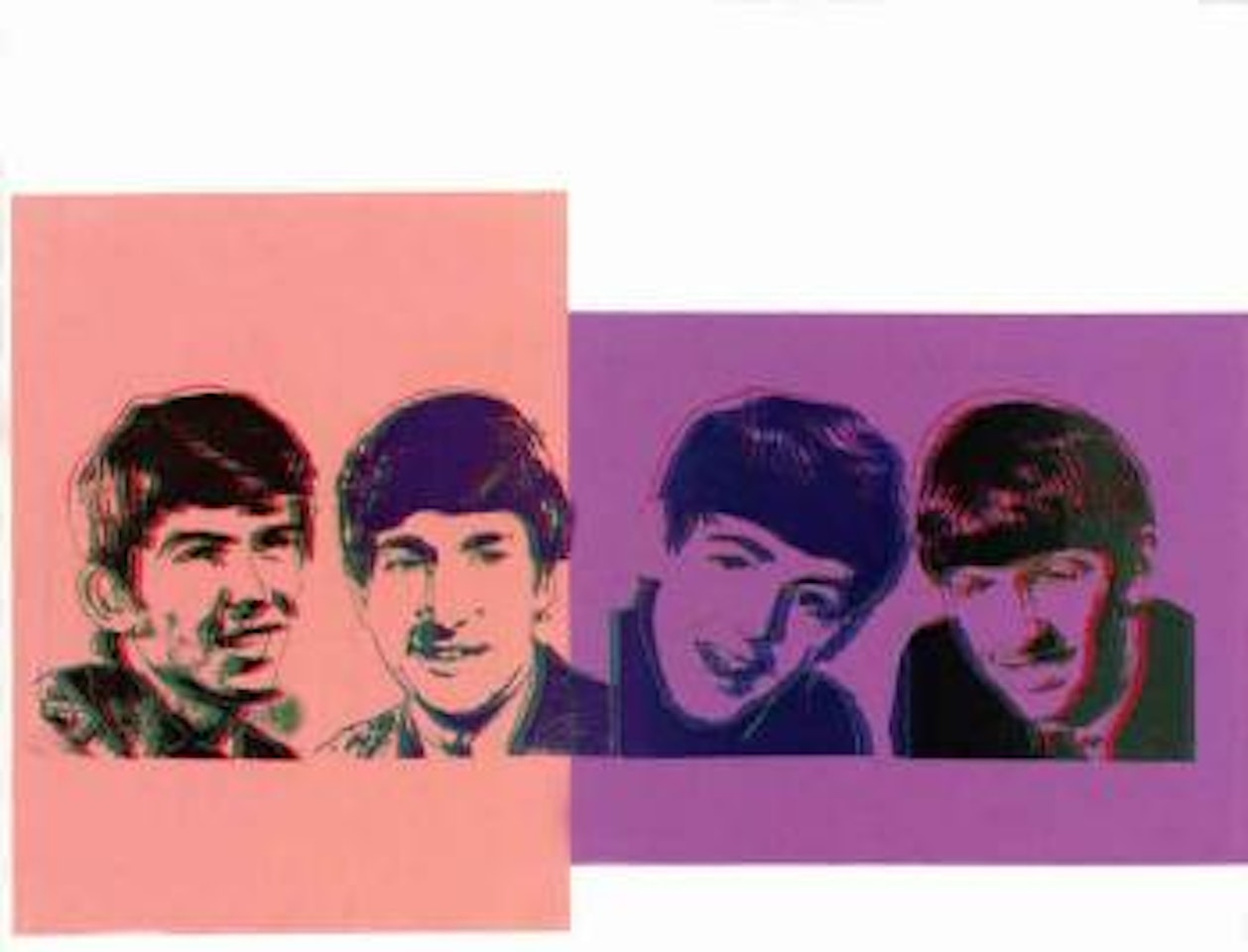 Untitled, the Beatles by Andy Warhol