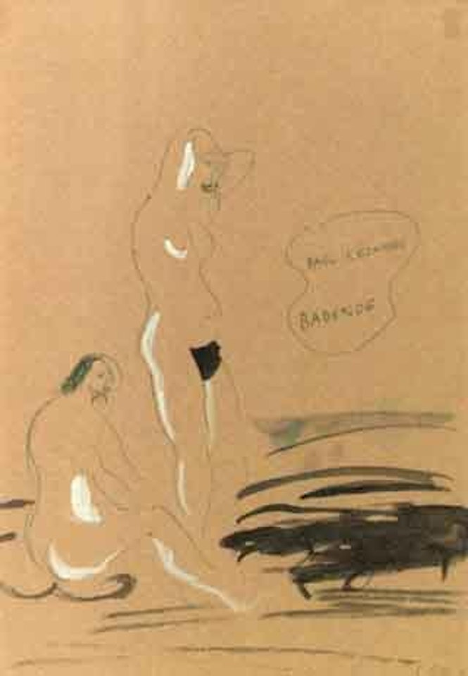 Paul Cesanne Badende by Sigmar Polke