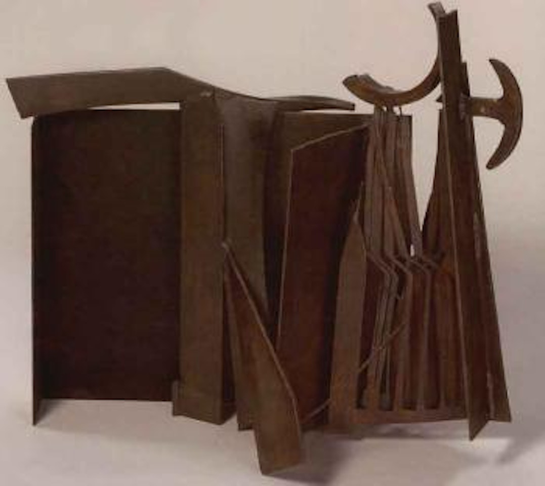 Table piece CCCIII, four C's and three eyes by Anthony Caro