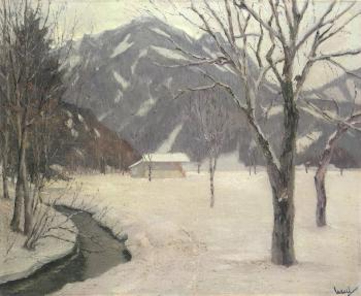 Winter valley by Edward Cucuel