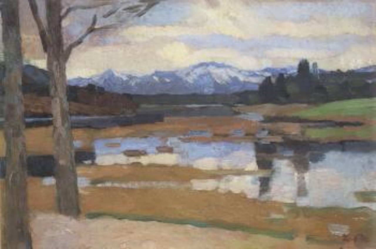 Kampenwand Chiemsee by Leo Putz