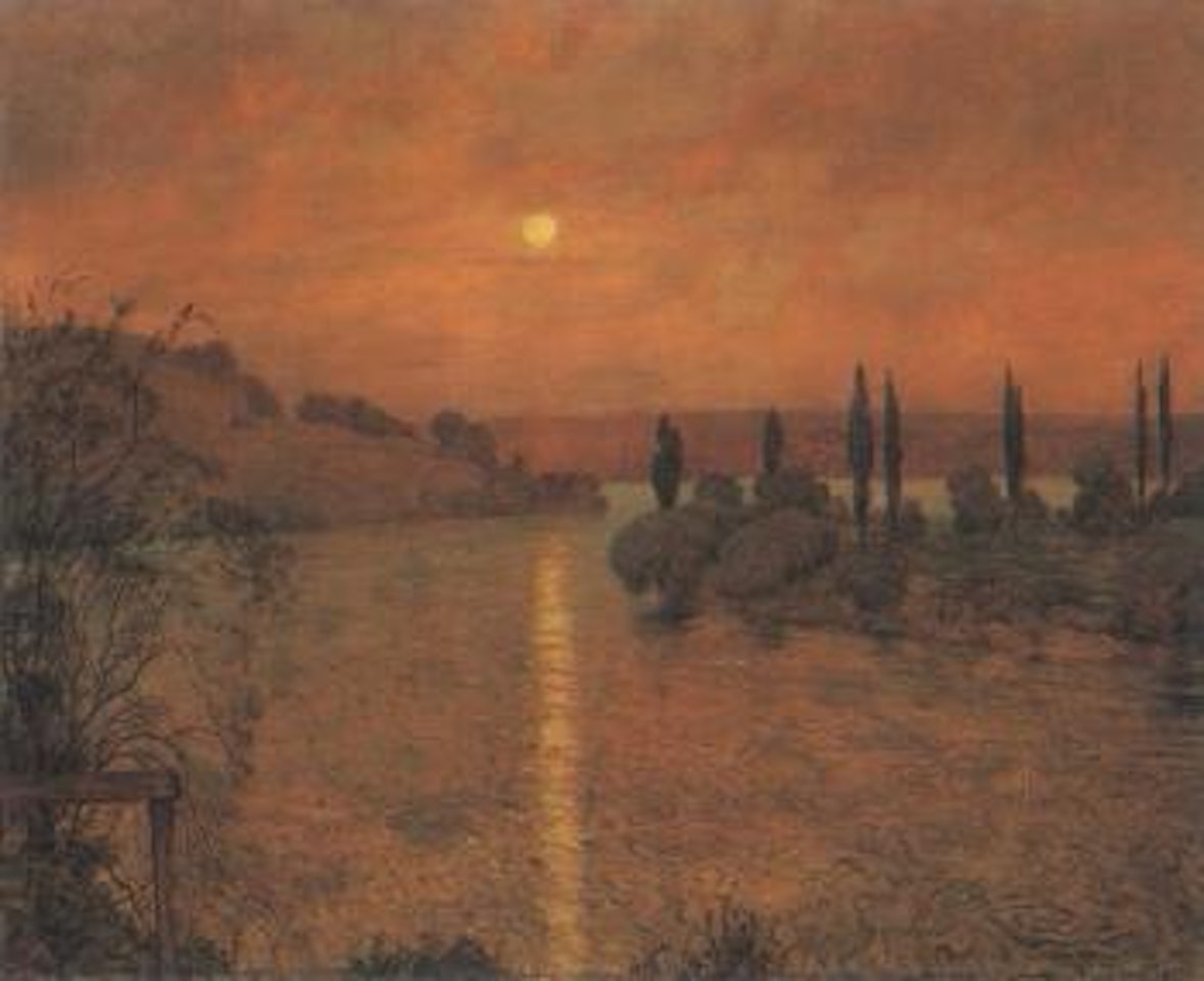 Sunset by Hans Thoma