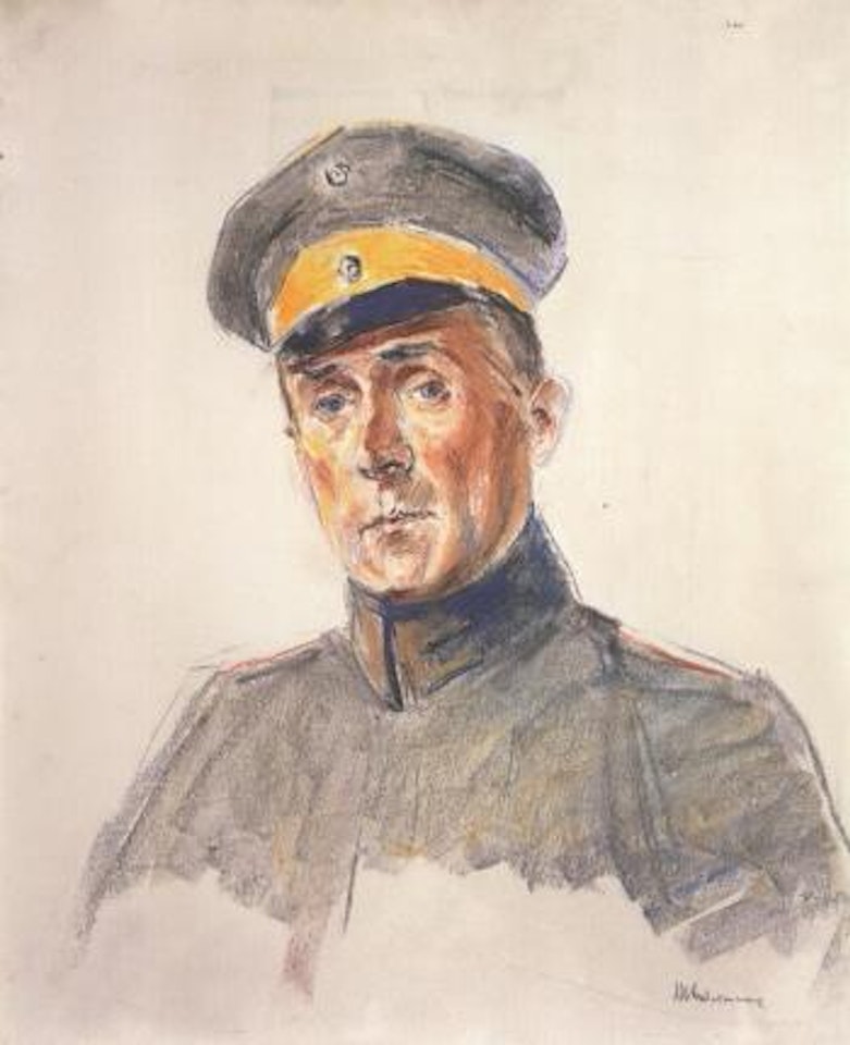 Harry Graf Kessler in uniform by Max Liebermann