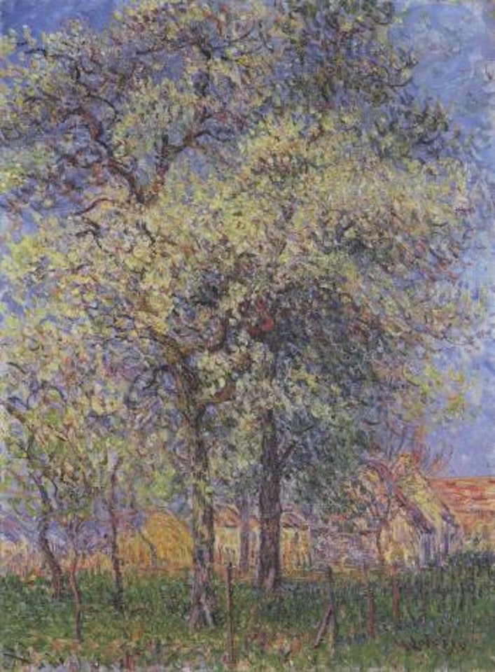 Arbres en fleur by Gustave Loiseau