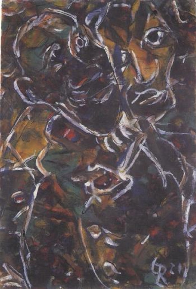 Dark heads by Christian Rohlfs