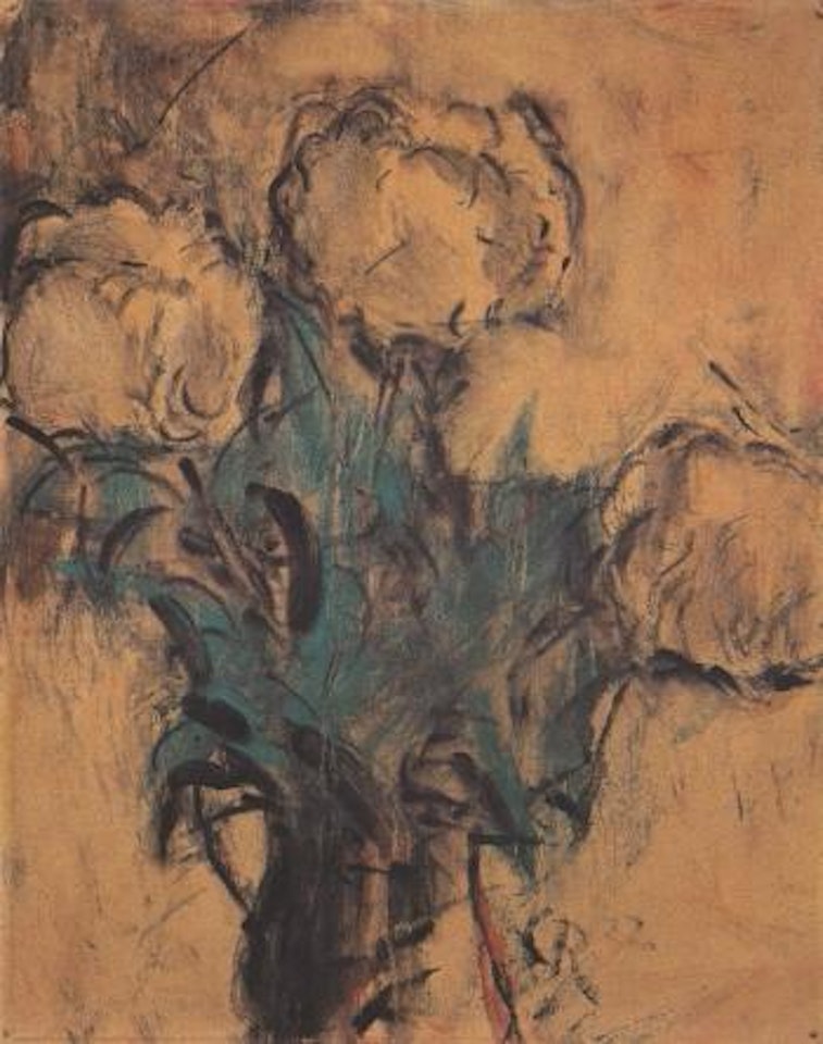 Chrysanthemums by Christian Rohlfs
