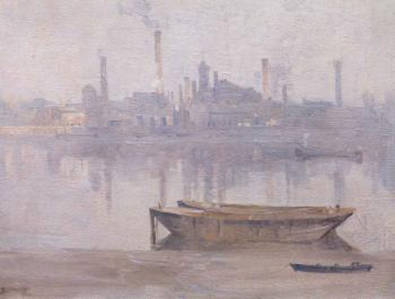 Thames at Battersea by Arthur Ernest Streeton