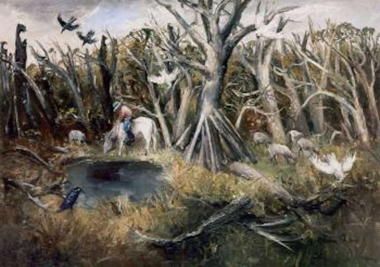 Bush pond by Arthur Merric Bloomfield Boyd
