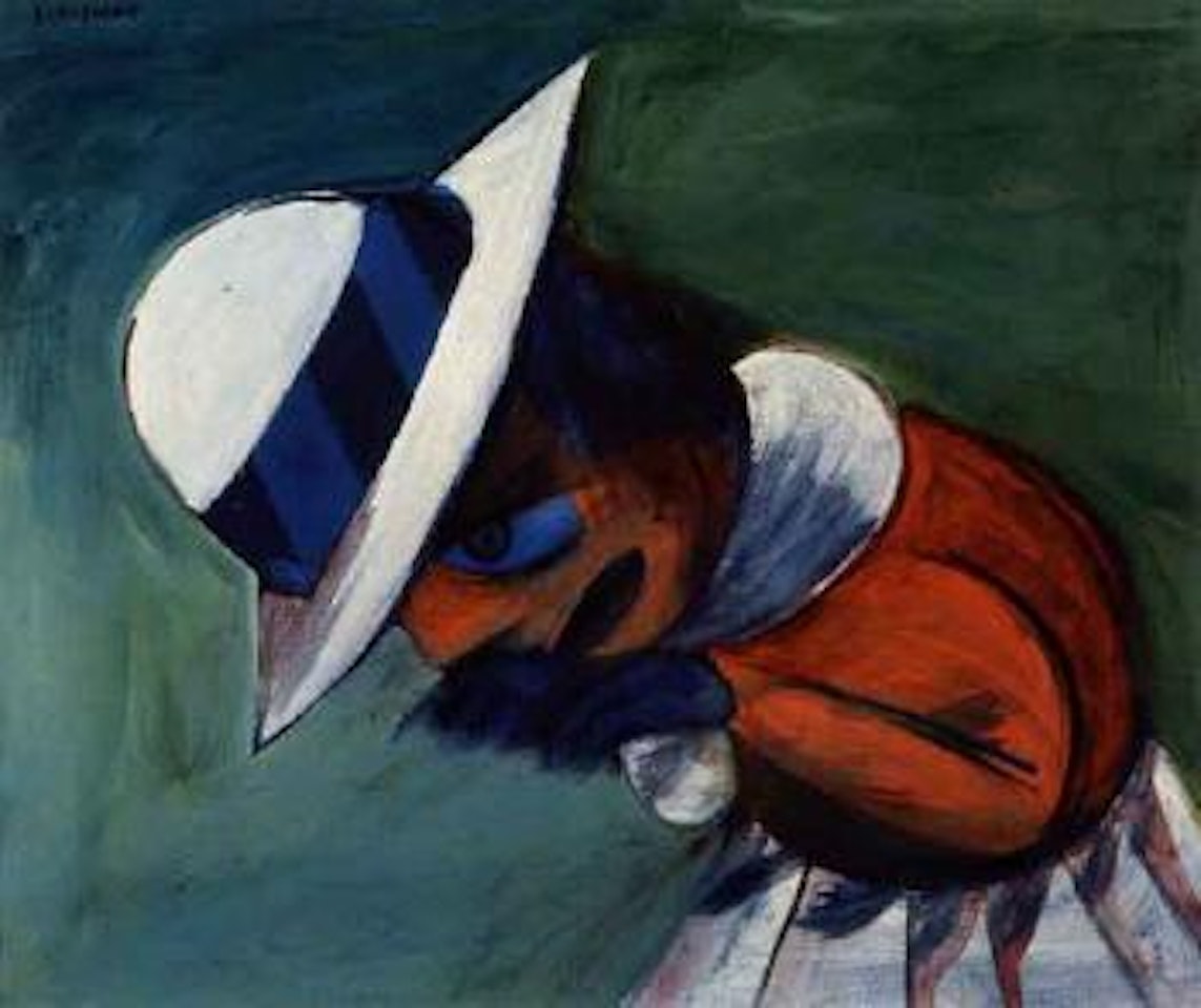 Schoolgirl crying by Charles Blackman