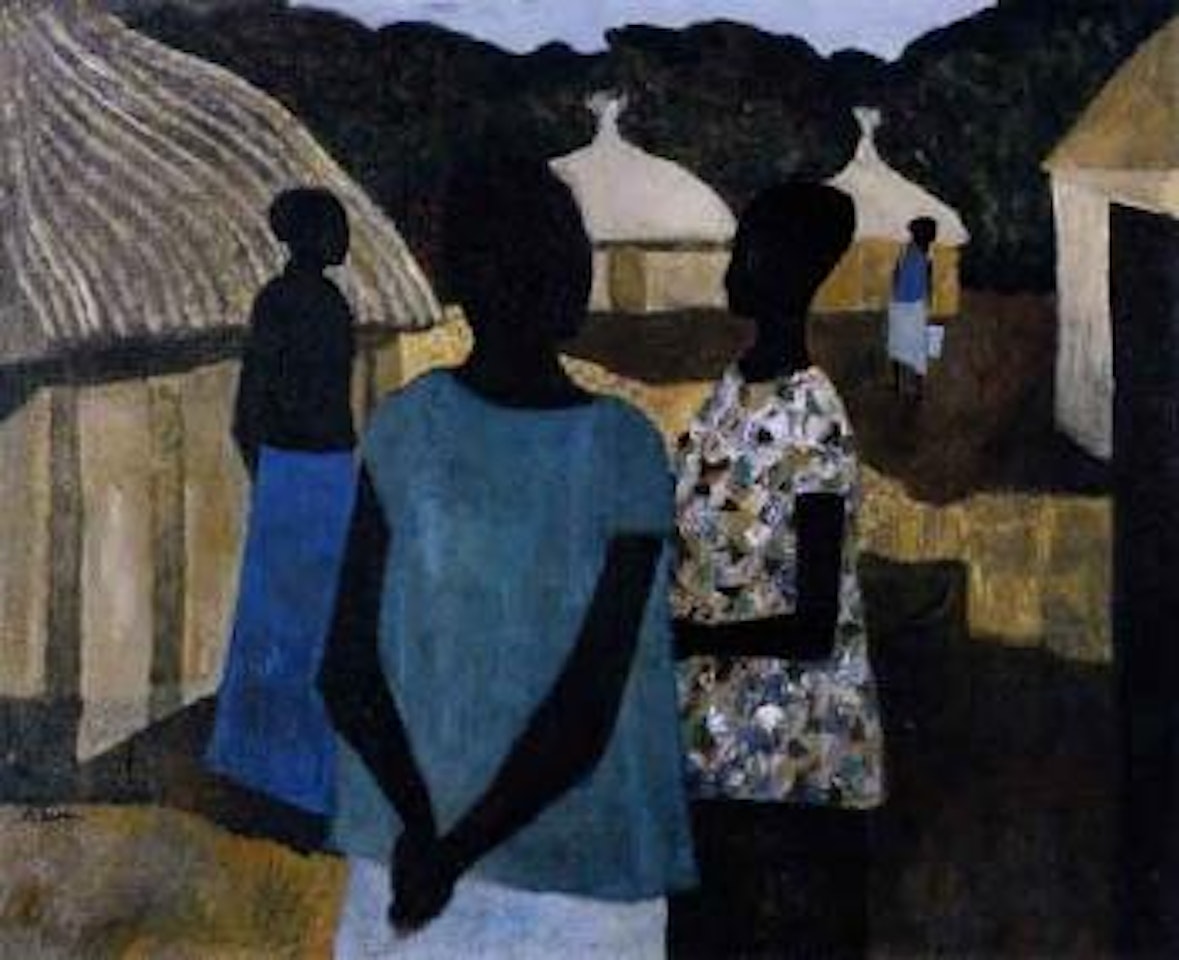 Native village by Ray Austin Crooke