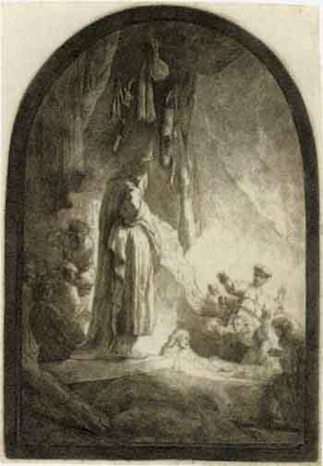 Raising of Lazarus by Attributed to Rembrandt Harmensz van Rijn
