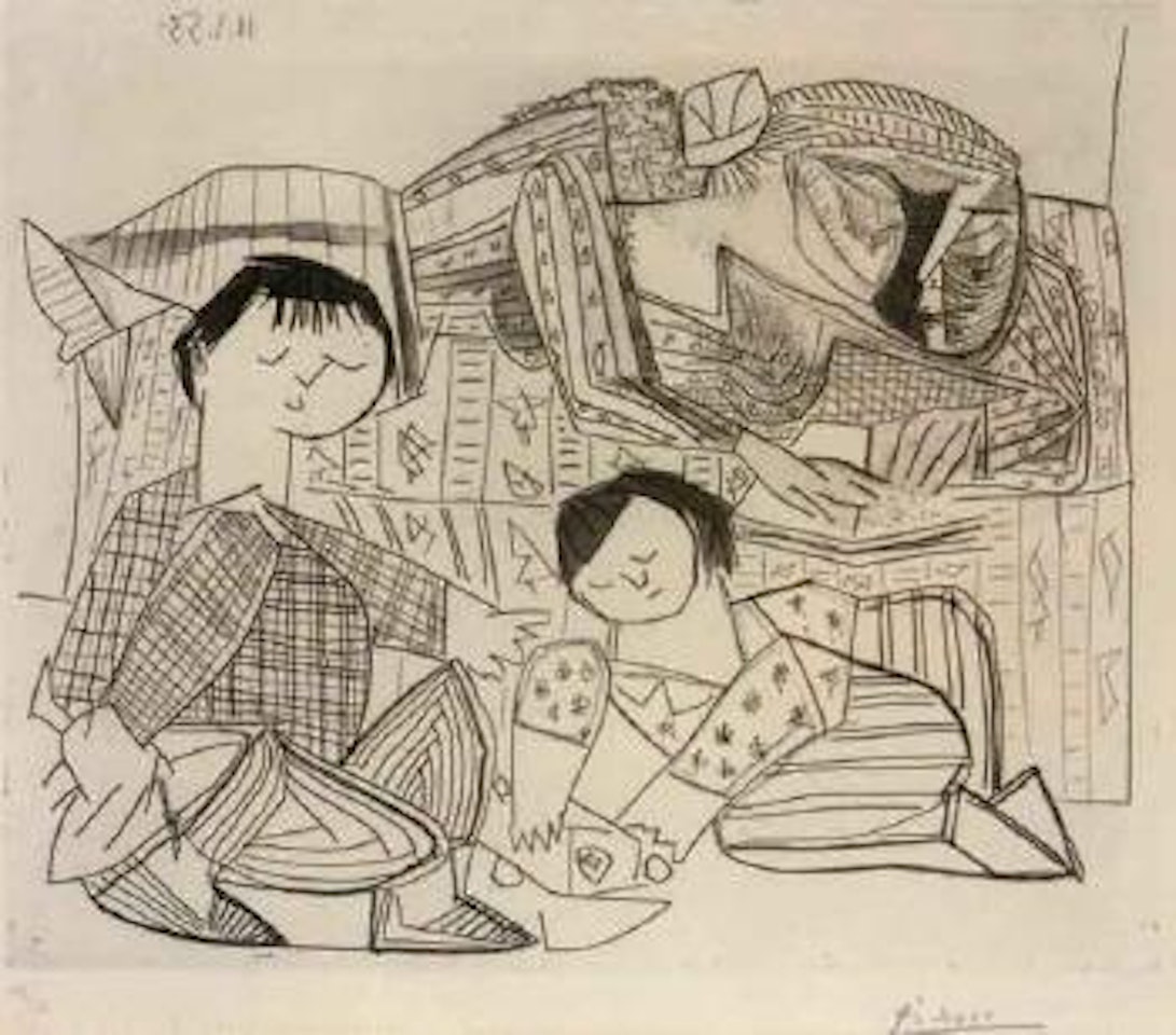 Mere et enfants by Pablo Picasso