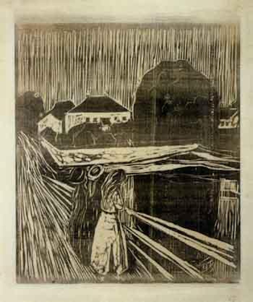 Girls on the bridge by Edvard Munch