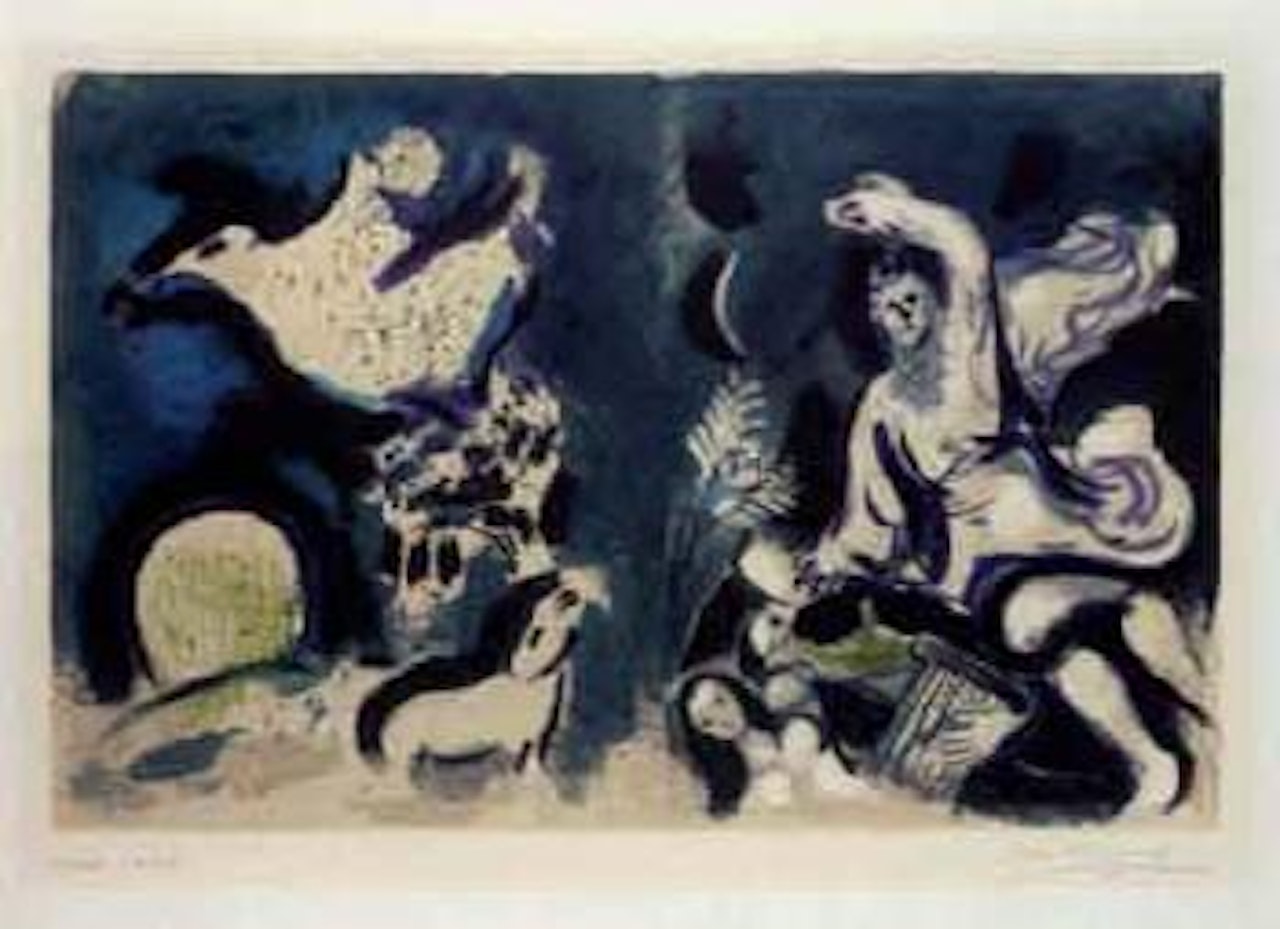 Drawing for the Bible by Marc Chagall